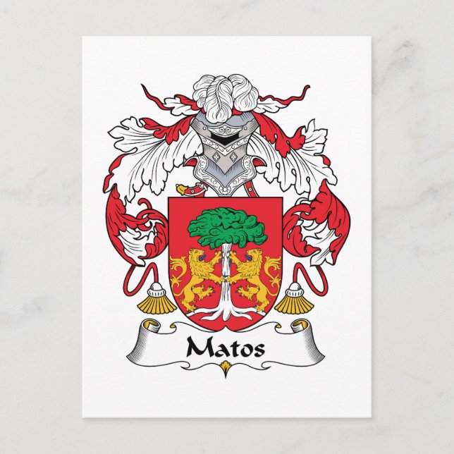 Postal Matos Family Crest (Anverso)