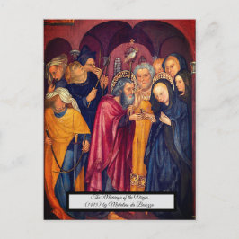 Postal Matrimonio de la Virgen