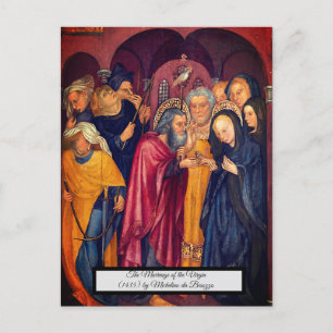 Postal Matrimonio de la Virgen