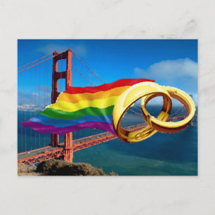 Postal Matrimonio gay San Francisco