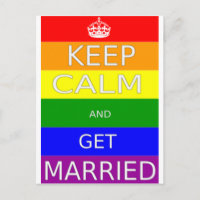Matrimonio LGBT-gay, calma y cásate