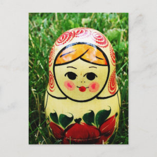 Postal Matryoshka Arte Popular Ucraniano