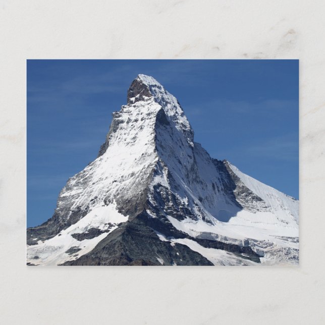 Postal Matterhorn, Alpes (Anverso)