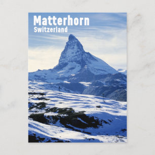 Postal Matterhorn antiguo, Suiza