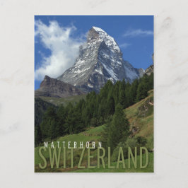 Postal matterhorn en suiza