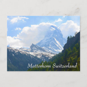 Postal Matterhorn en Suiza