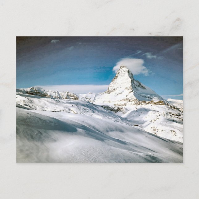 Postal Matterhorn, Zermatt (Anverso)