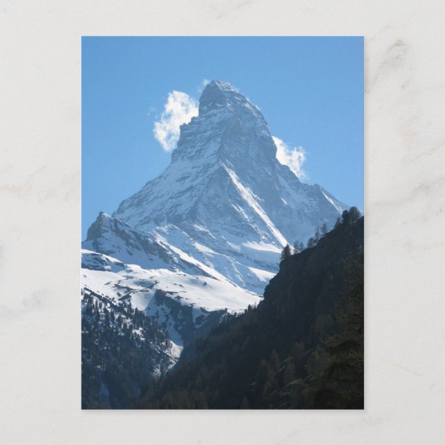 Postal Matterhorn, Zermatt 1 (Anverso)