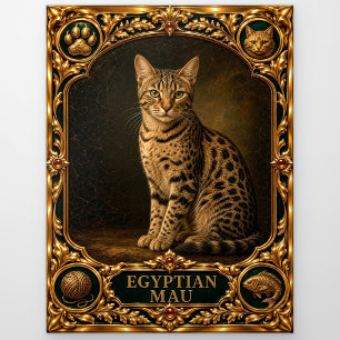 Postal Mau Egipcio, Arte de Joyas Antiguas