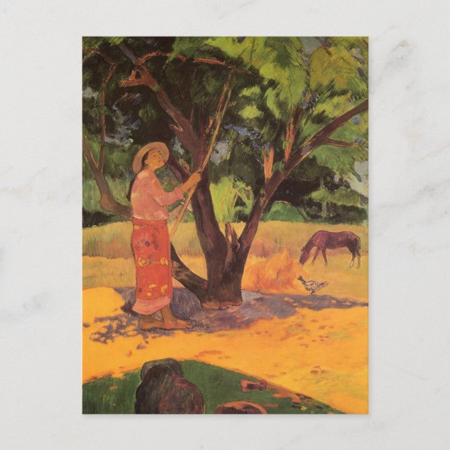 Postal 'Mau Taporo' - Paul Gauguin (Anverso)