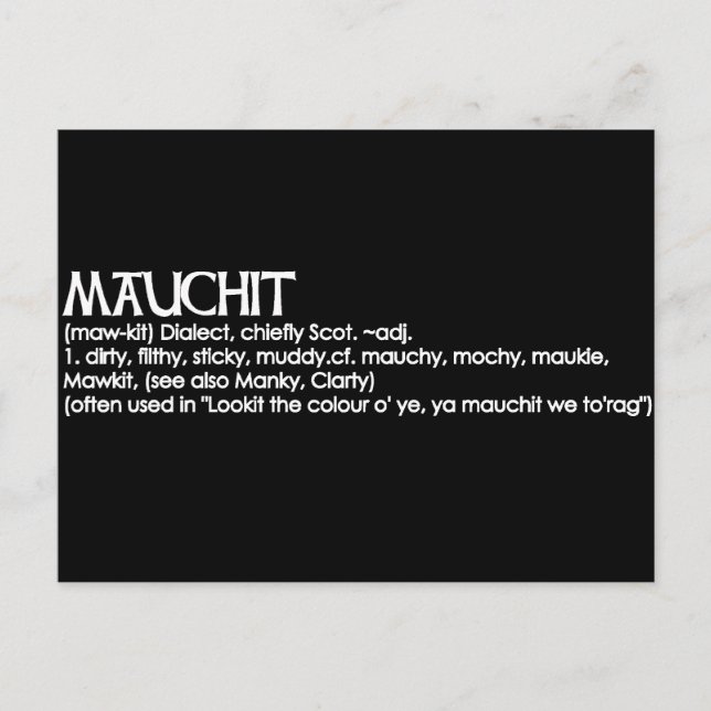 Postal Mauchit (Anverso)