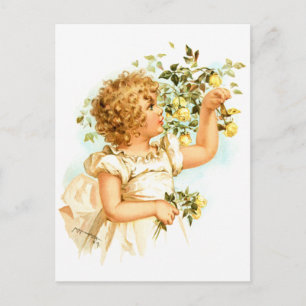 Postal Maud Humphrey: Niño inglés