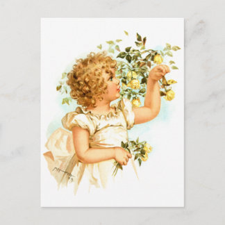 Postal Maud Humphrey: Niño inglés