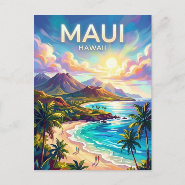 Postal Maui EE. UU. (Anverso)