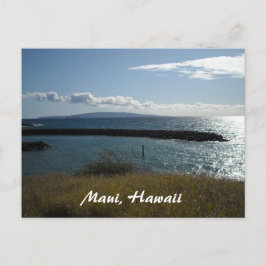 Postal Maui, Hawái vista al océano