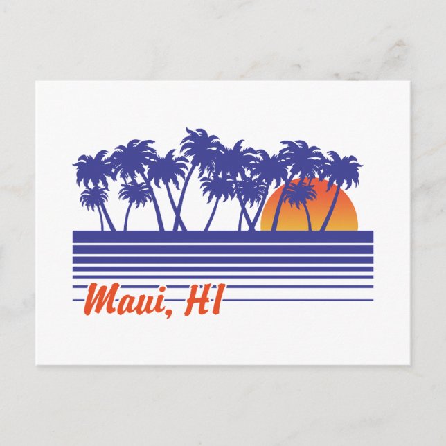 Postal Maui Hawaii (Anverso)
