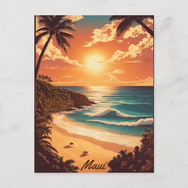 Postal Maui, Hawaii (Anverso)
