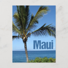 Postal Maui Hawaii Hermosa Palmera Oceánica