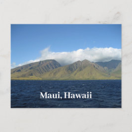 Postal Maui Hawaii Hermoso Océano de Montañas