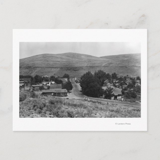 Postal Maupin, Oregon Town View Business Section (Anverso)