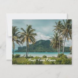Postal Maupti, isla polinesia francesa