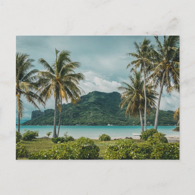 Postal Maupti, isla polinesia francesa (Anverso)