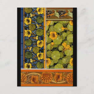 Postal Maurice Pillard ( dit Verneuil ) Floral Art Nouvea