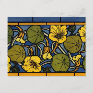 Postal Maurice Pillard ( dit Verneuil ) Floral Art Nouvea