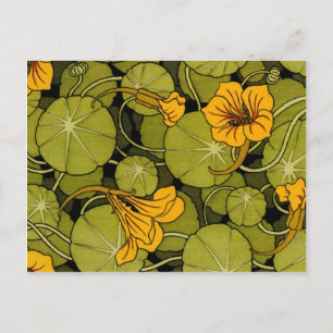 Postal Maurice Pillard ( dit Verneuil ) Floral Art Nouvea