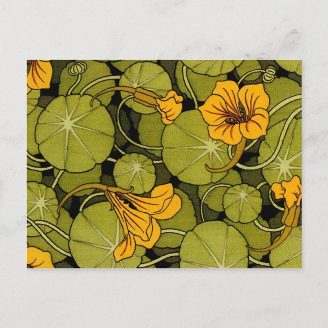 Postal Maurice Pillard ( dit Verneuil ) Floral Art Nouvea (Anverso)