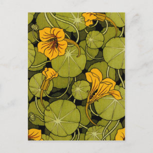 Postal Maurice Pillard ( dit Verneuil ) Floral Art Nouvea