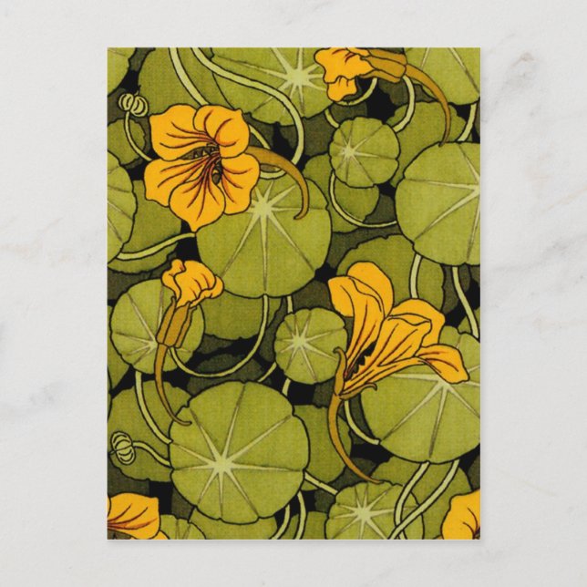 Postal Maurice Pillard ( dit Verneuil ) Floral Art Nouvea (Anverso)