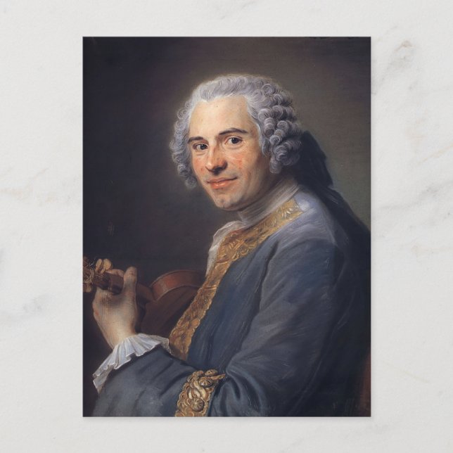 Postal Maurice Tour-Jean-Joseph Cassanea de Mondonville (Anverso)