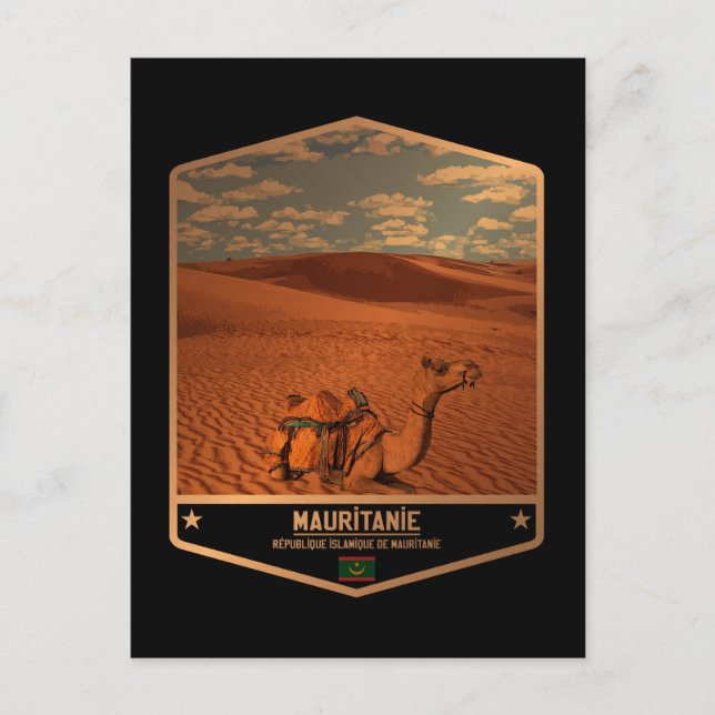 Postal Mauritania (Anverso)