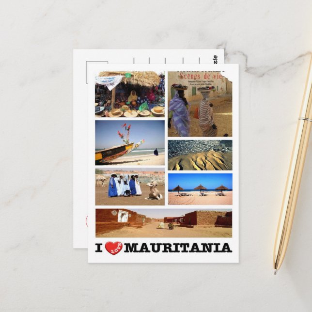 Postal Mauritania - Amo - (Anverso/Reverso In Situ)
