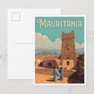 Postal Mauritania Viajes Antiguos 