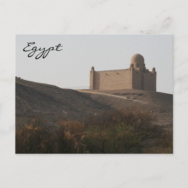 Postal mausoleo aga khan (Anverso)