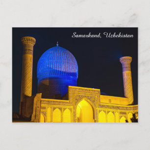 Postal Mausoleo de Amir Timur - Samarkand, Uzbekistán