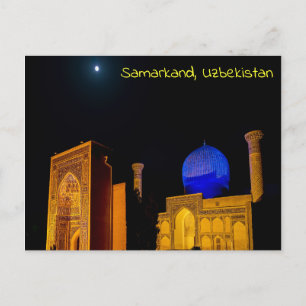Postal Mausoleo de Amir Timur - Samarkand, Uzbekistán