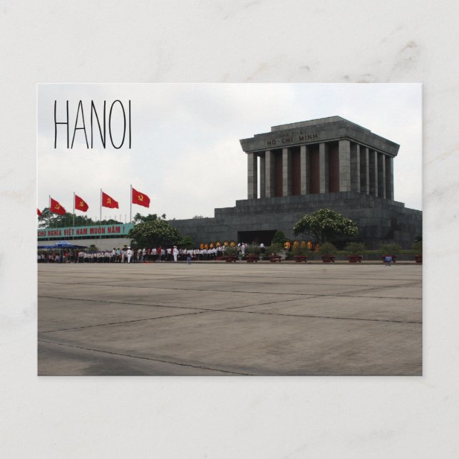 Postal mausoleo de hanoi (Anverso)