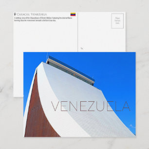 Postal Mausoleo de Simón Bolívar, Caracas, Venezuela Viaj