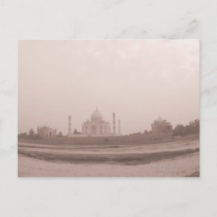 Postal 'Mausoleo en la orilla del río, Taj Mahal, Agra,