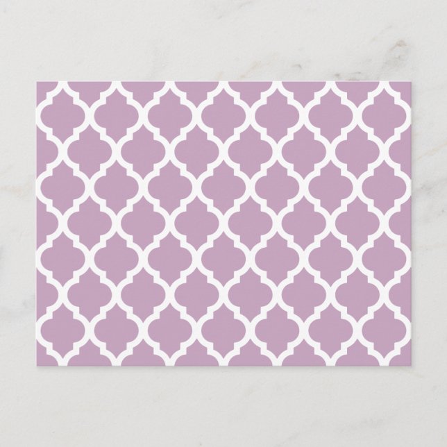 Postal Mauve Rosa Mist Mist Mile Mile Mrellis (Anverso)