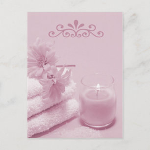 Postal Mauve Spa Postcard