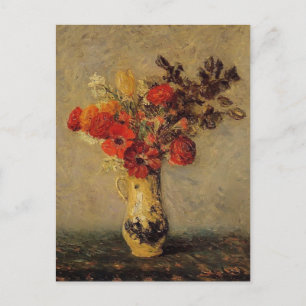 Postal Maxime Maufra- Flores de primavera