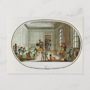 Postal Maximilien de Robespierre herido