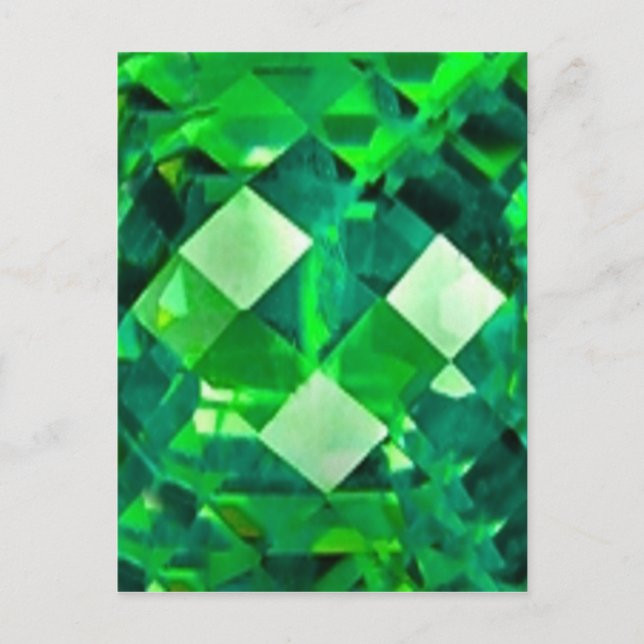 Postal May EMERALD BIRTHSTONE GEM (Anverso)