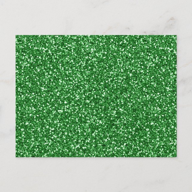 Postal May Green Purpurina (Anverso)