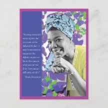postal Maya Angelou