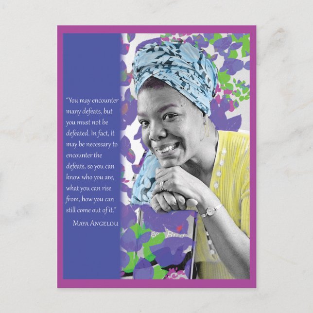 postal Maya Angelou (Anverso)